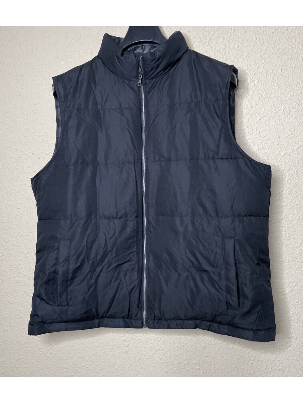 Banana Republic Reversible Vest Jacket Puffer Men's XL Black/Camo